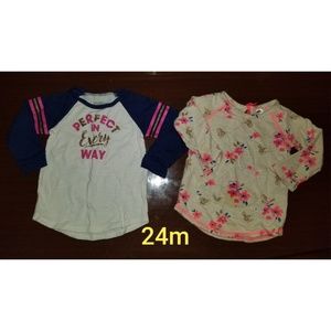 2 Girls Toddler Tops
